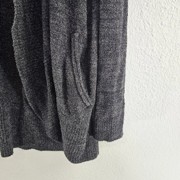 Barefoot Dreams 452 cozy lite pocket open cardigan Large XL - Picture 5 of 10